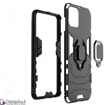 Sustiprintas dėklas 4in1 - juodas (telefonui Apple Iphone 14 Plus)